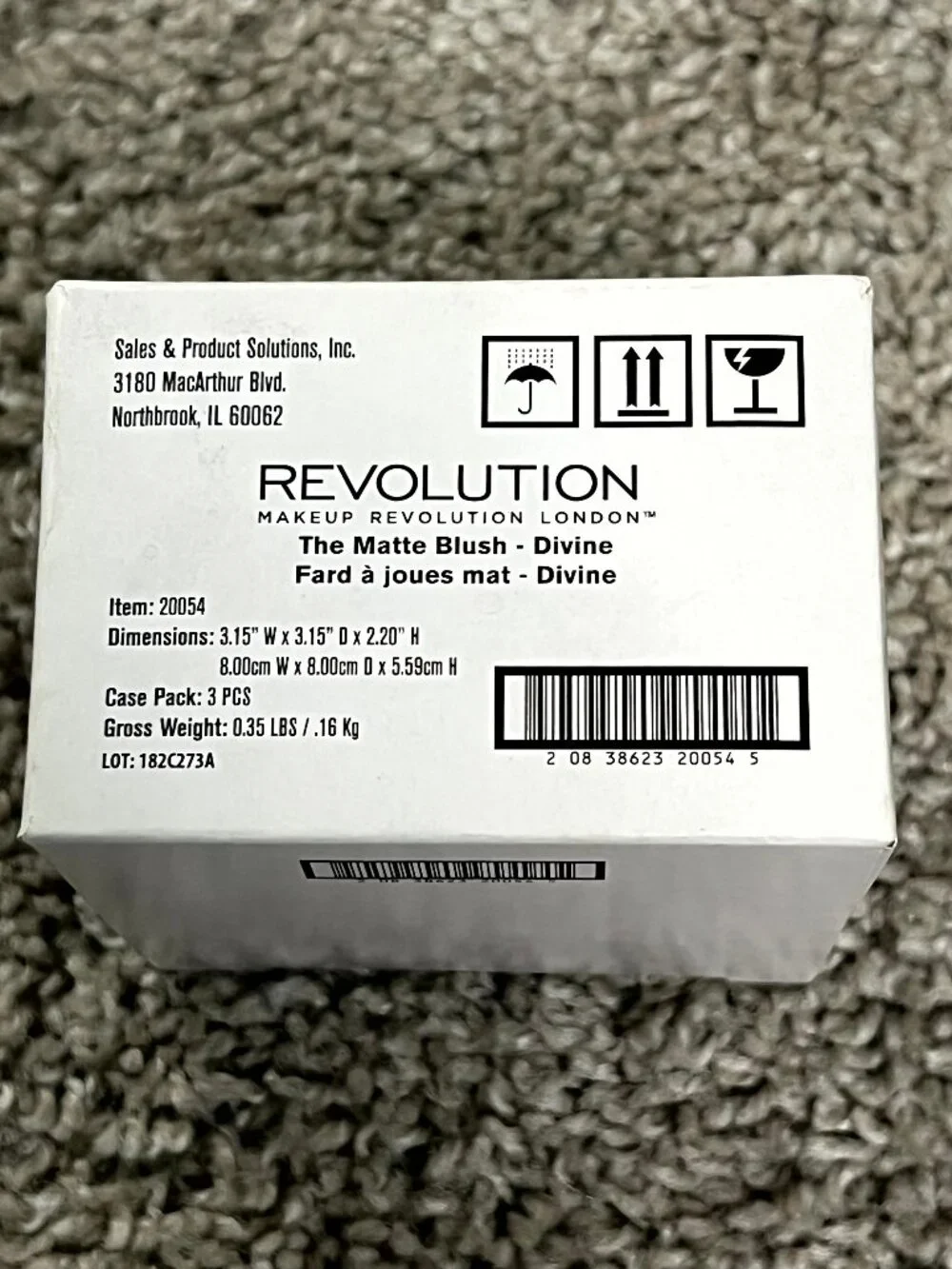 Revolution London the Matte Blush Shane Divine 3 Pack